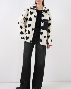 55446 جاكيت وسترتان كبيرتان الحجم من القطيفة بسحاب 