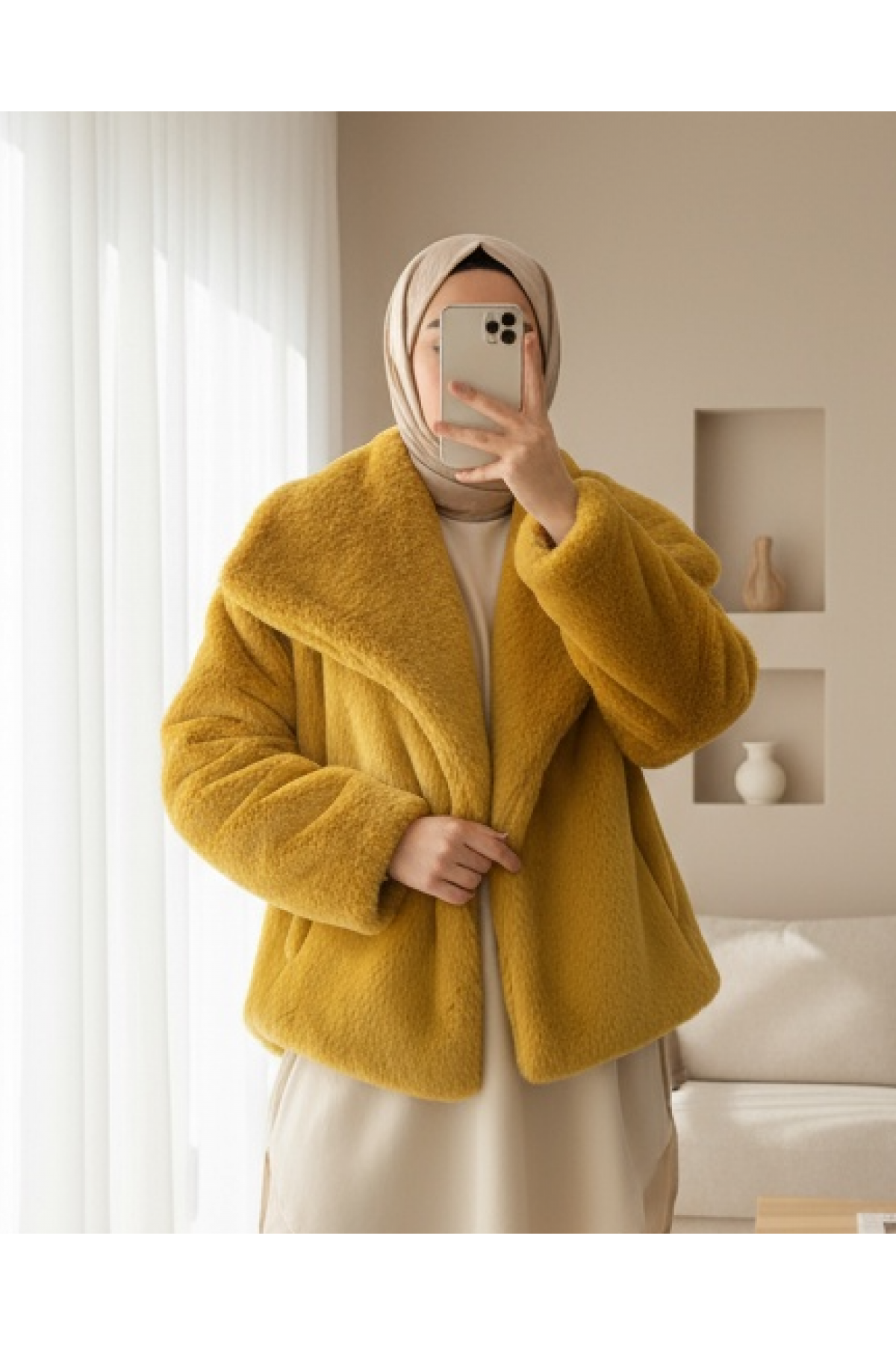 Women's Soft Furry Short Coat