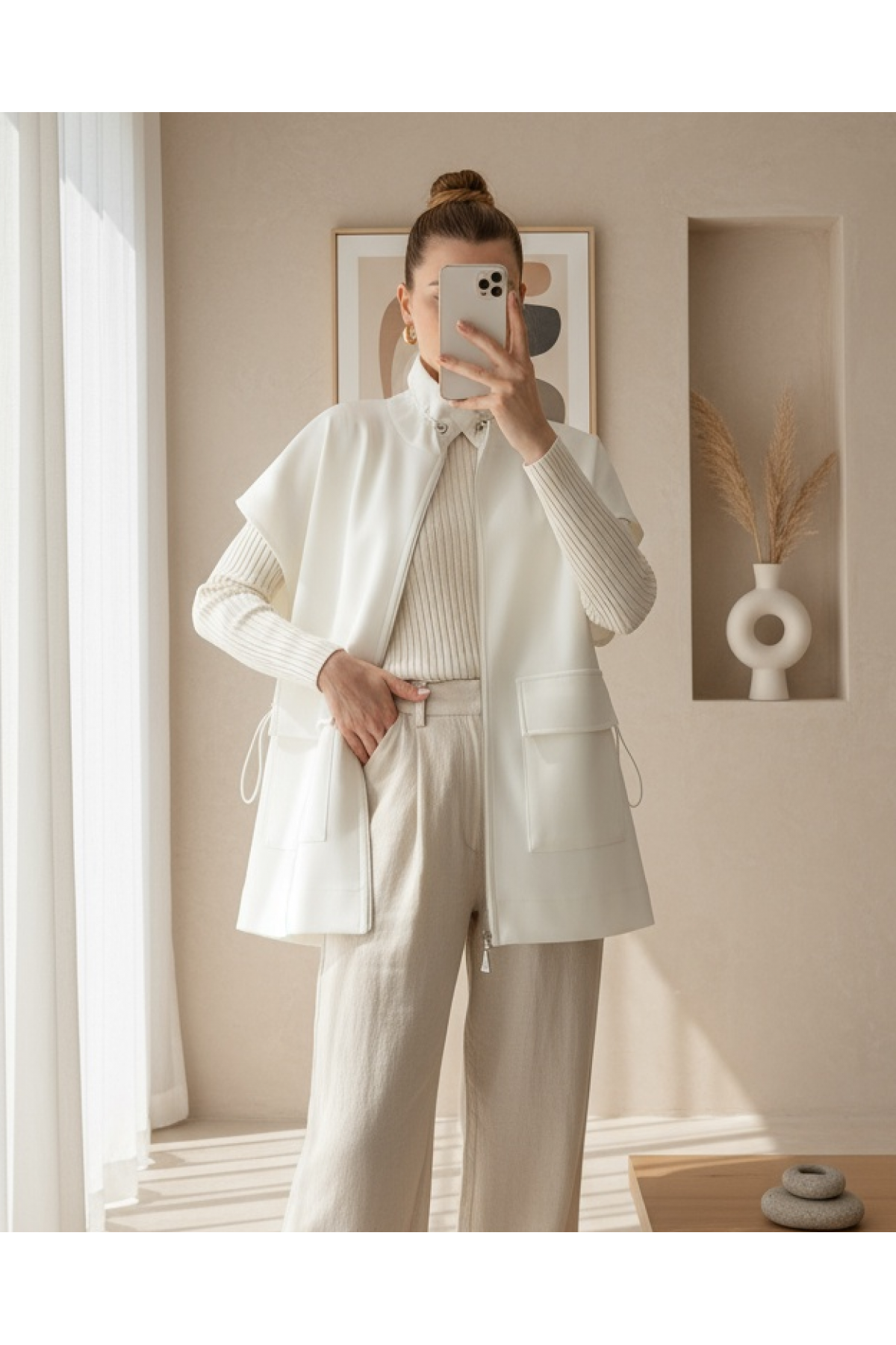 Women's Pocket Detailed Vest 