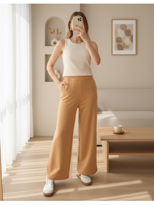 Kadın Geniş Paça Pantolon - 30007PNT