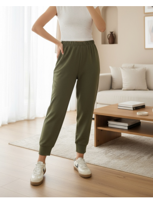 Kadın Ribana Detaylı Eşofman Altı - 30189PNT