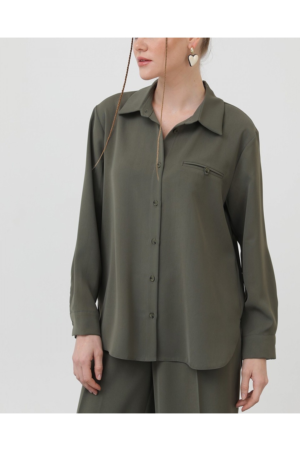 Women's Pocket Detailed Shirt 