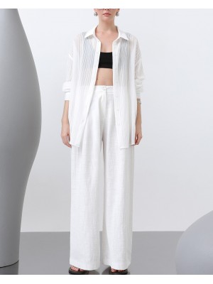 Kadın Çizgili Gömlek - 32320GML