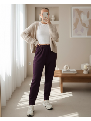 Kadın Ribana Detaylı Eşofman Altı - 30189PNT