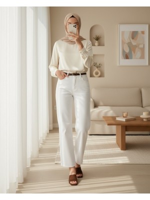 Kadın Basic Denim Pantolon -32273PNT