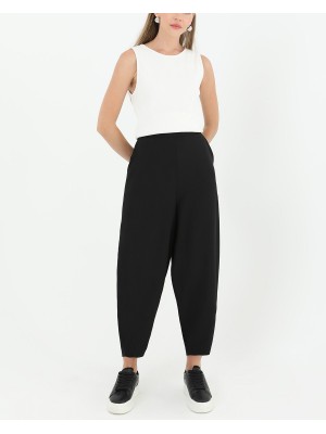 Kadın Linda Kumaş Şalvar Form Pantolon  - 18166PNT