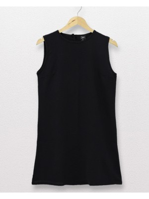 Sıfır Kol Ayrobin İçlik -Siyah