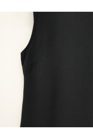 Sıfır Kol Ayrobin İçlik -Siyah