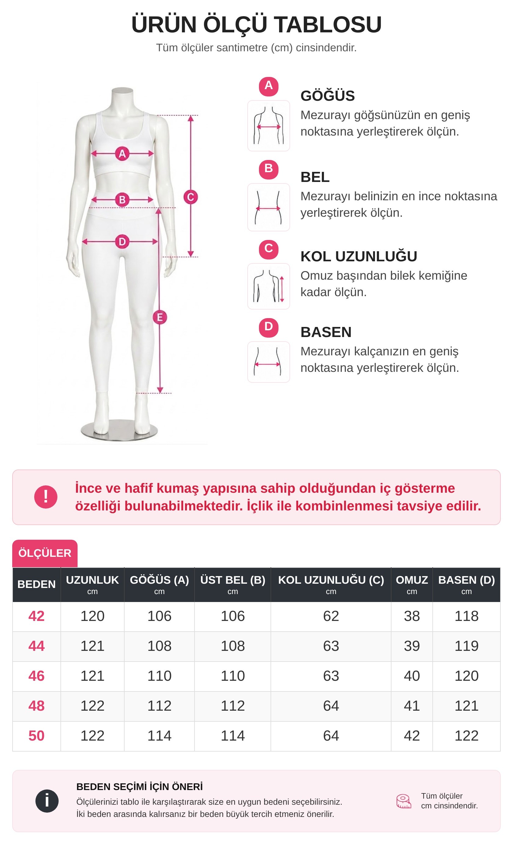 Cepli Yanları Yırtmaçlı Uzun Rayon Tunik  -Füme