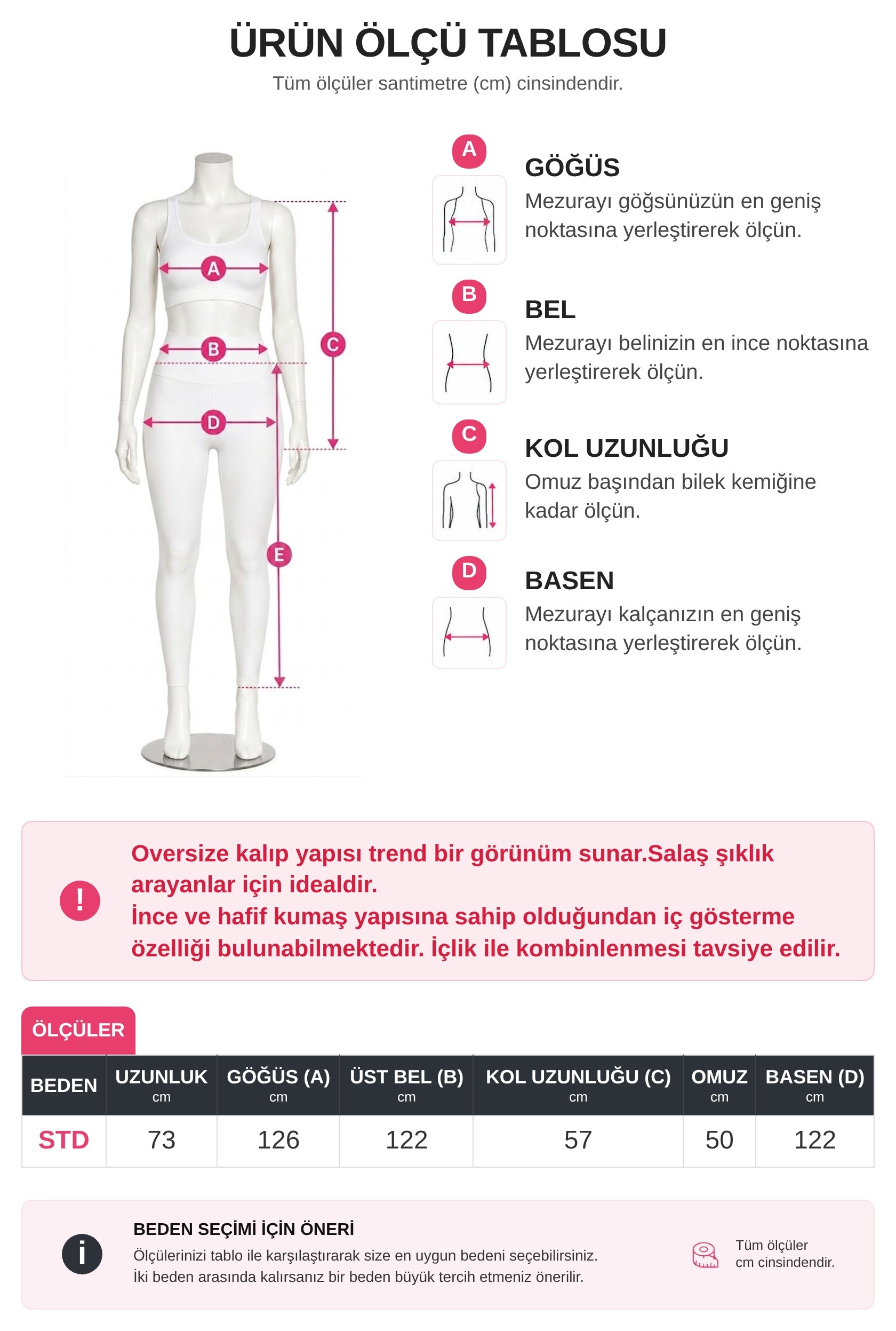 Çıkarılabilir Pelerinli Oversize Modal Tunik  -Bebe Mavi