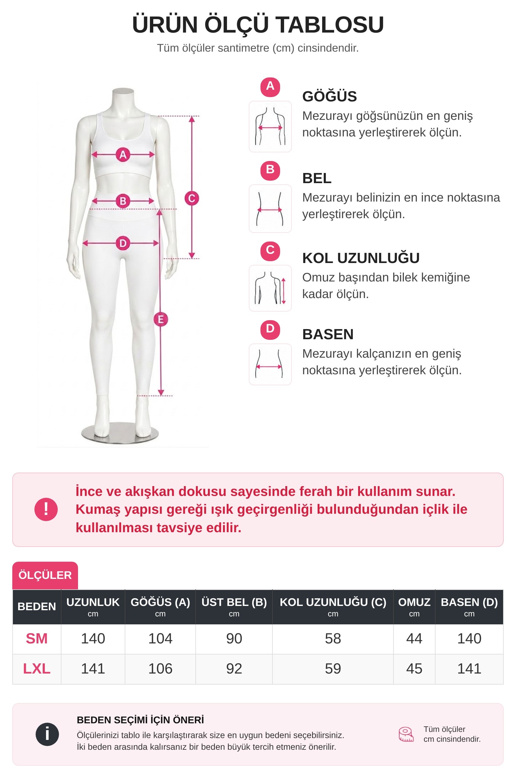 Muslin Dress with Elasticated Waist and Sleeves, Tied Collar -Pink detay görseli