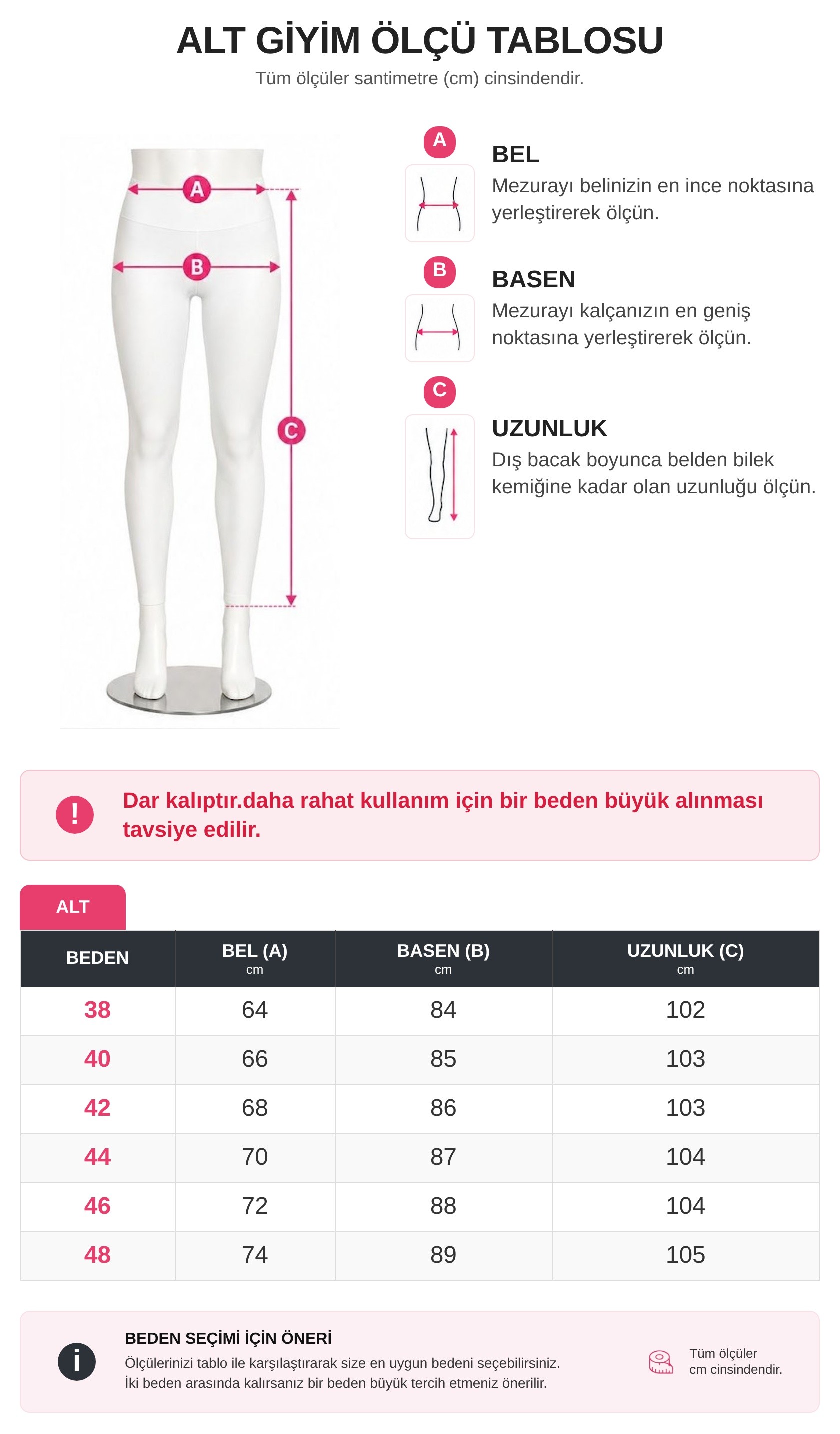 Beli Cırtcırt Detay Boru Paça Kumaş Pantolon  -Beyaz