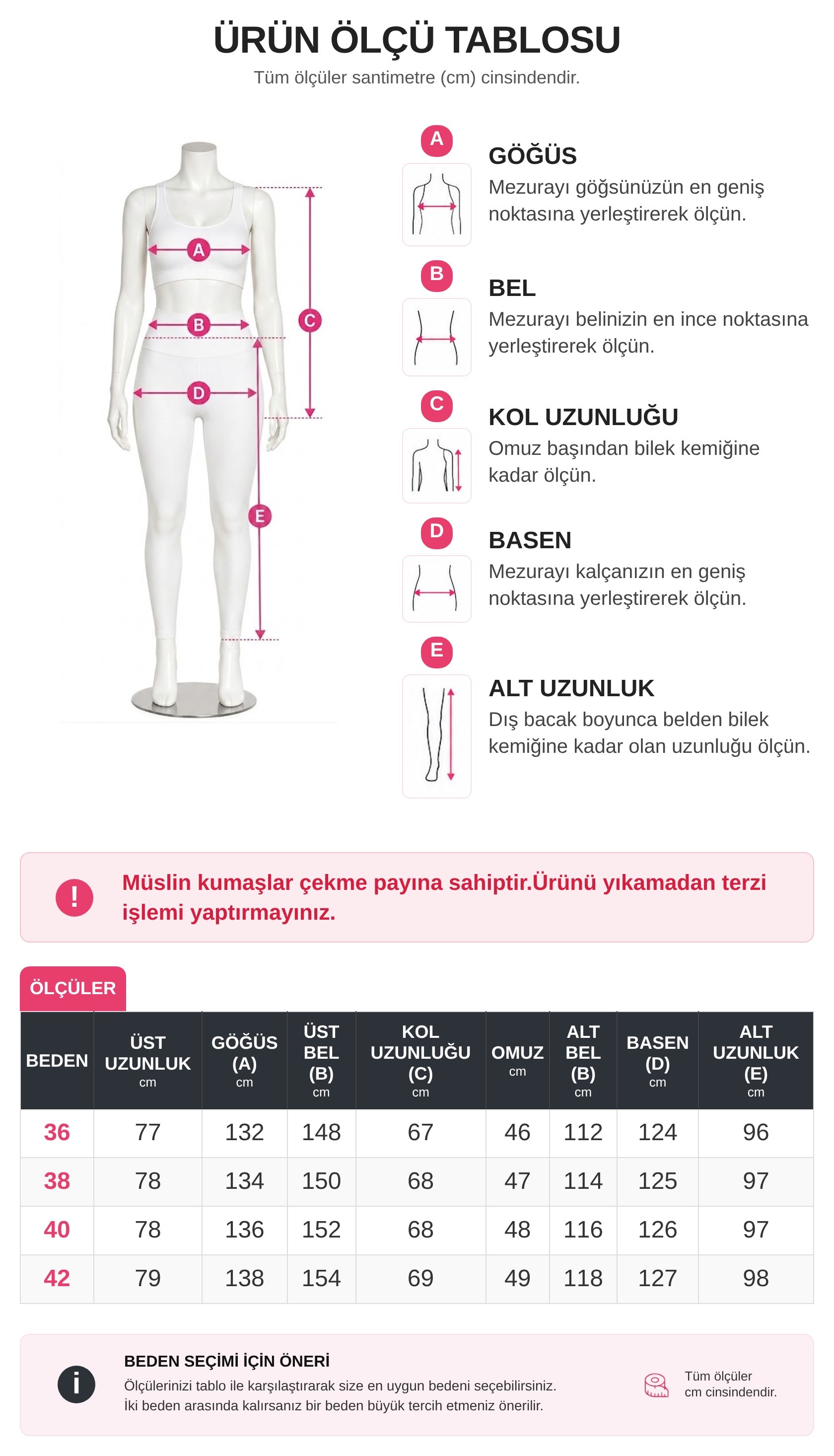 Oval Kesim Dik Yaka Bluz Etek Müslin Takım -Taş rengi