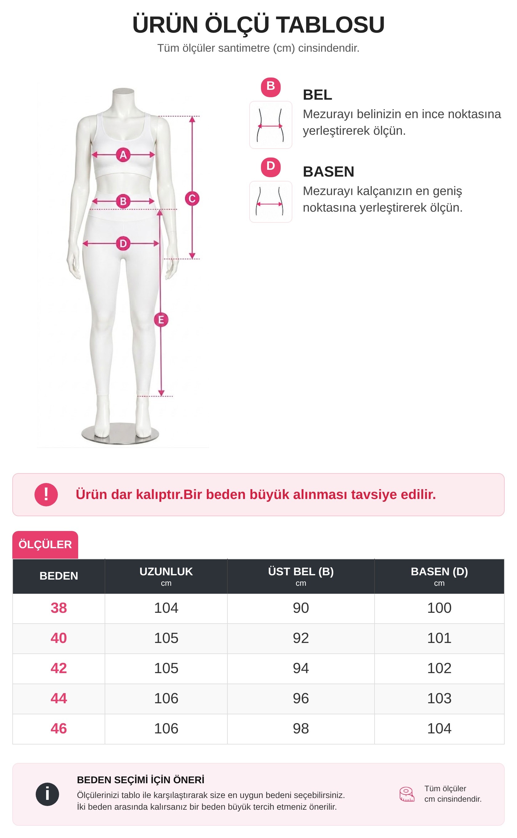 Beli Kuşaklı Lastikli Cepli Kot Pantolon  -Tint